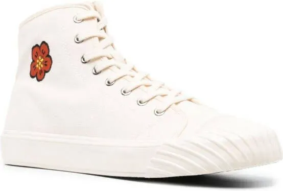 Kenzo high-top lace-up sneakers Neutrals