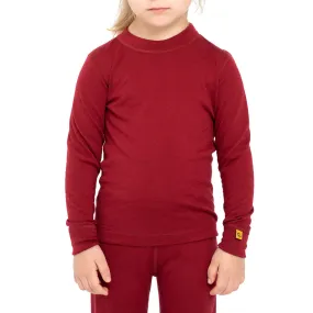 Kids' 160 Thermal Long Sleeve Crew Royal Cherry