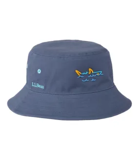 Kids' Bean's Reversible Cotton Bucket Hat