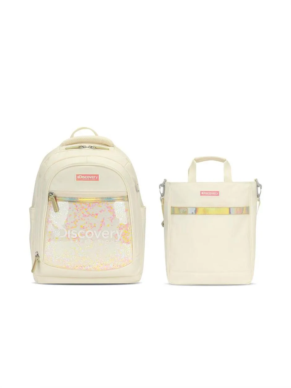 [KIDS] Girl Backpack Set Yellow Yellow