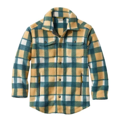 Kids' L.L.Bean Plaid Cozy Fleece Shacket