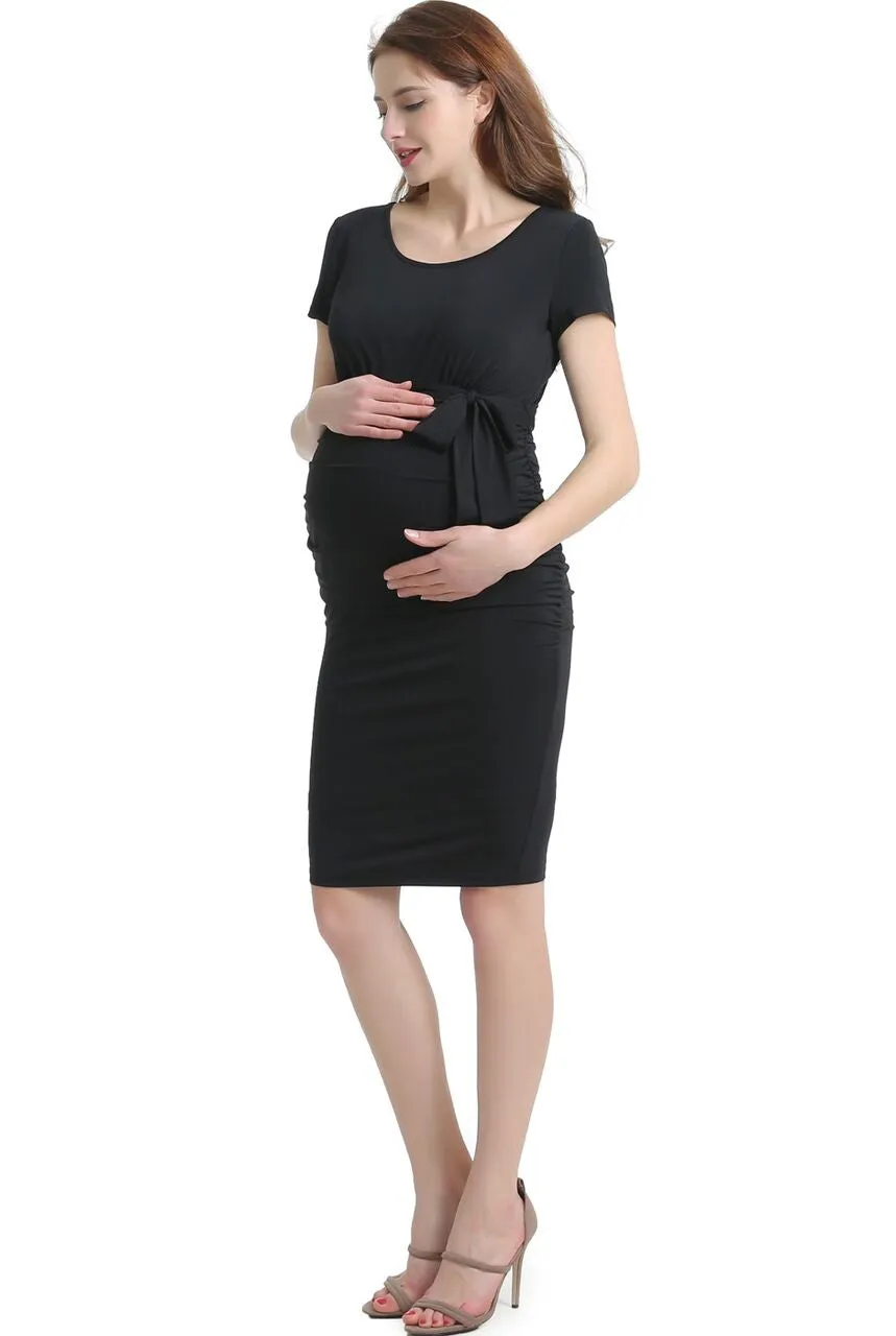 Kimi + Kai Maternity Lana Ruched Dress