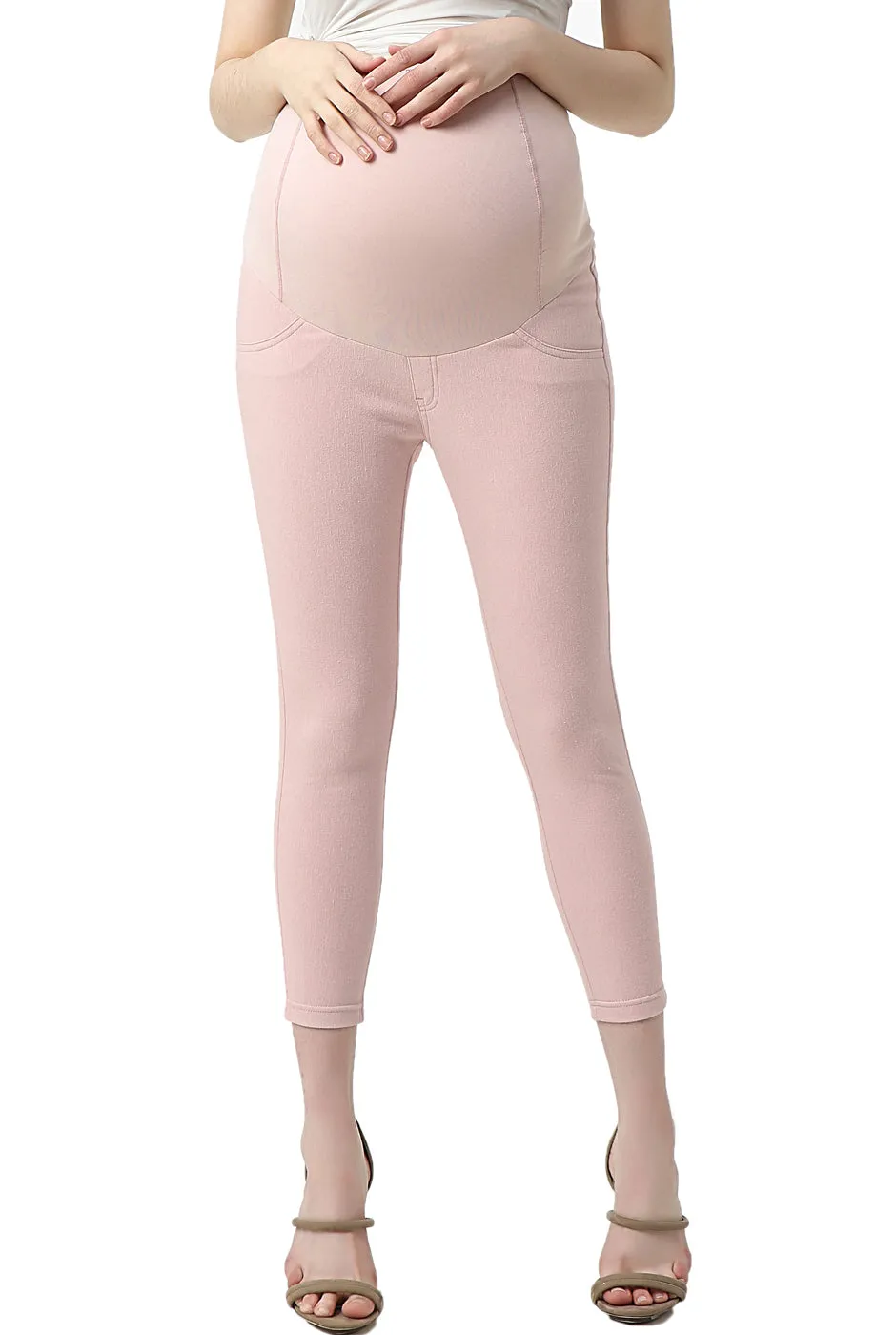 Kimi + Kai Maternity Tia Cropped Jeggings