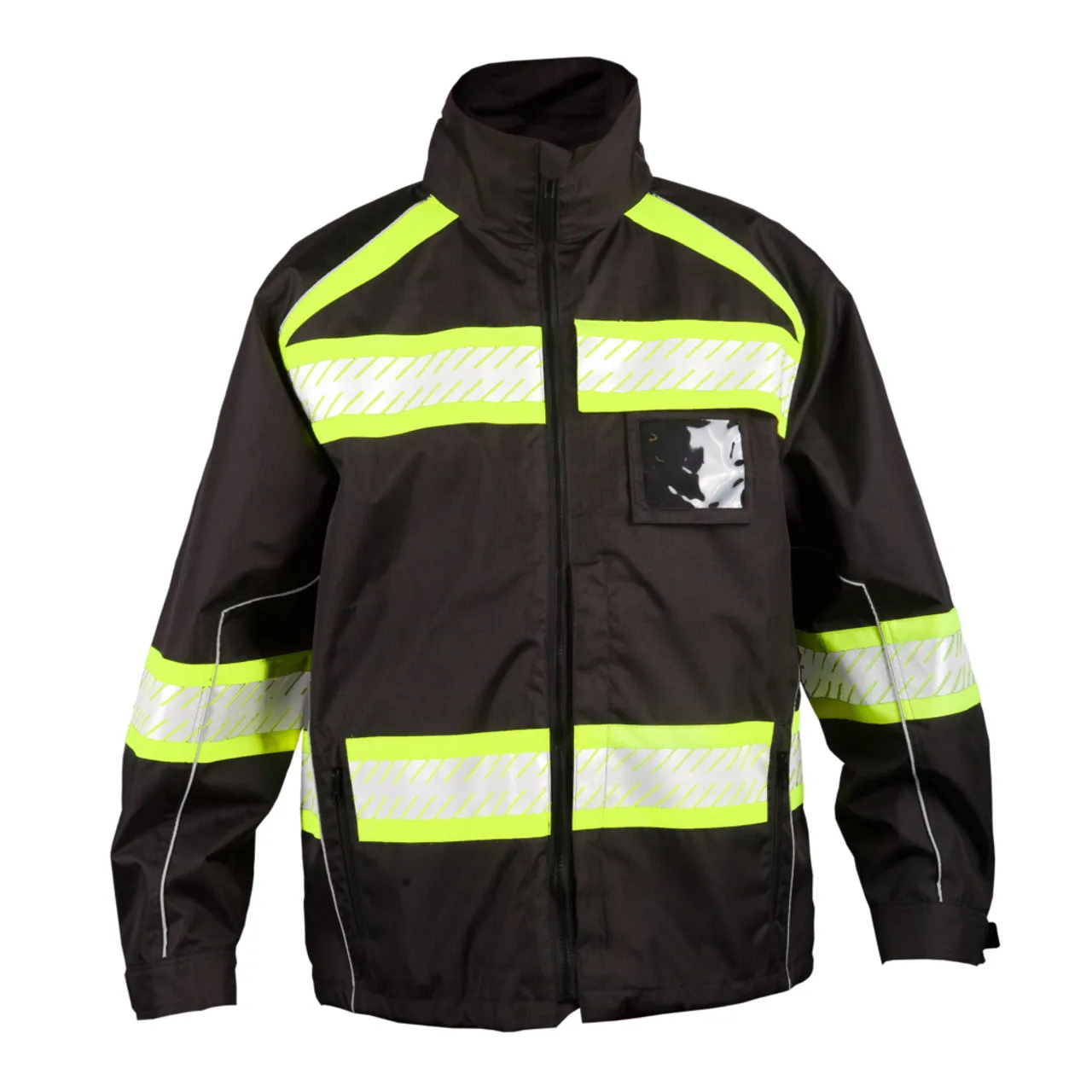 Kishigo Enhanced Visibility Premium Jacket Royal Black-Lime B300