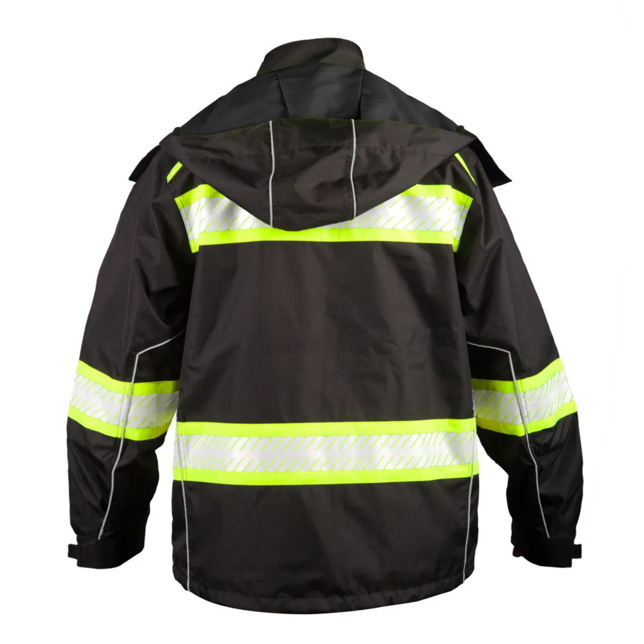 Kishigo Enhanced Visibility Premium Jacket Royal Black-Lime B300