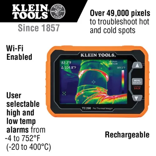 Klein Rechargeable Pro Thermal Imager TI290