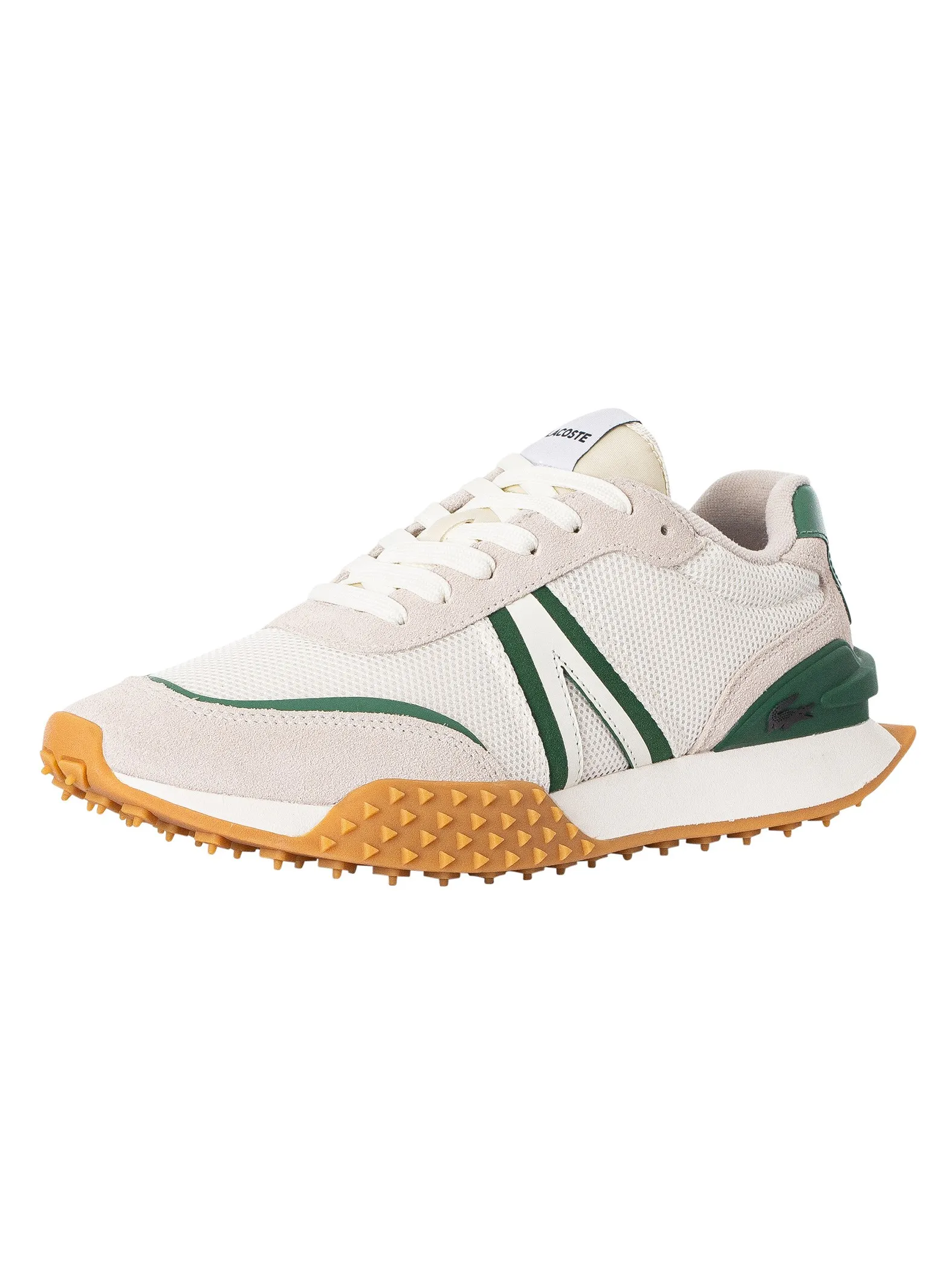 Lacoste L-Spin Deluxe 124 4 SMA Trainers - White/Green