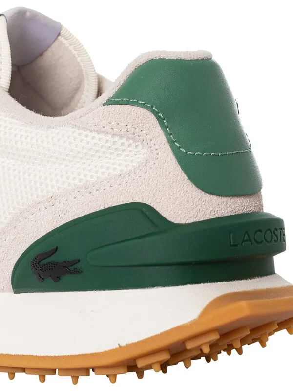 Lacoste L-Spin Deluxe 124 4 SMA Trainers - White/Green