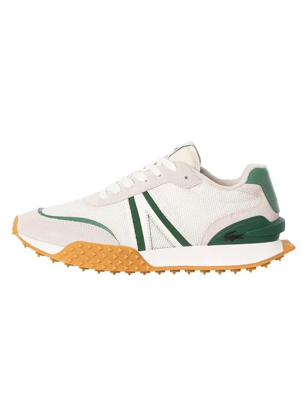 Lacoste L-Spin Deluxe 124 4 SMA Trainers - White/Green