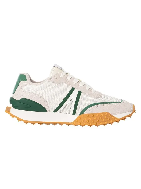 Lacoste L-Spin Deluxe 124 4 SMA Trainers - White/Green