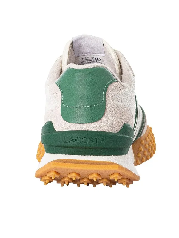 Lacoste L-Spin Deluxe 124 4 SMA Trainers - White/Green