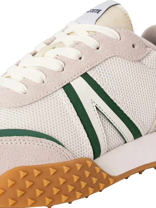 Lacoste L-Spin Deluxe 124 4 SMA Trainers - White/Green