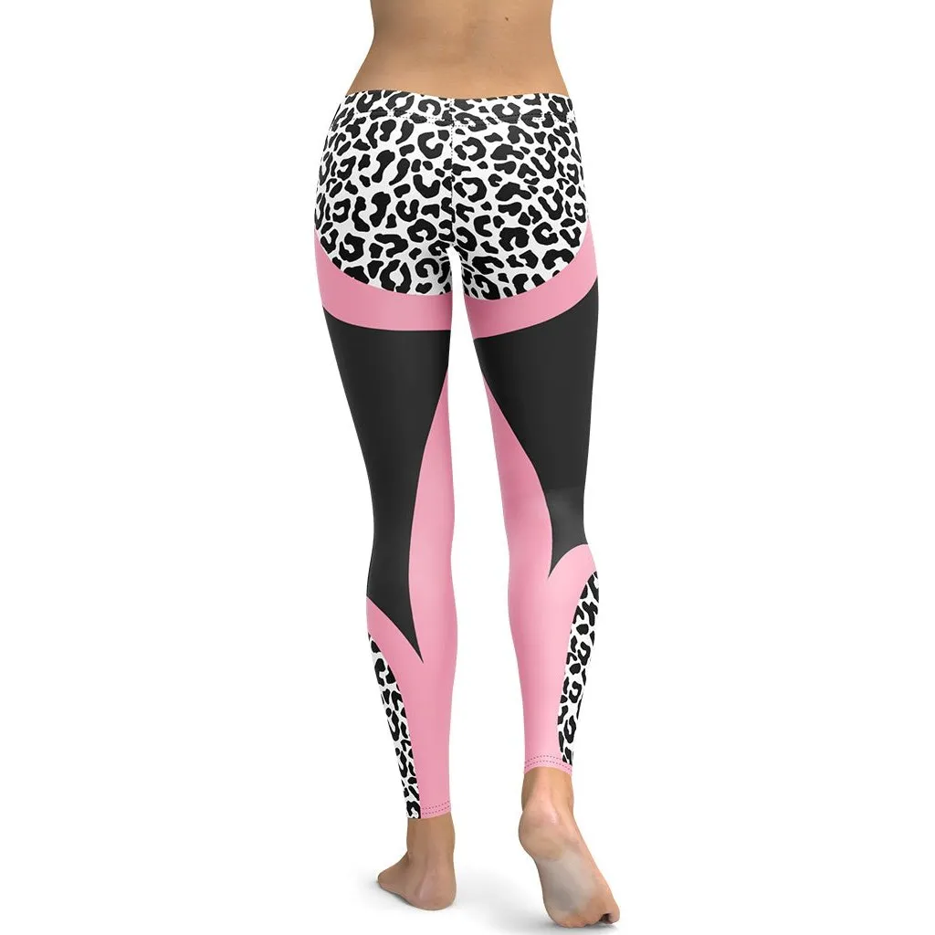 Leopard Geometric Leggings