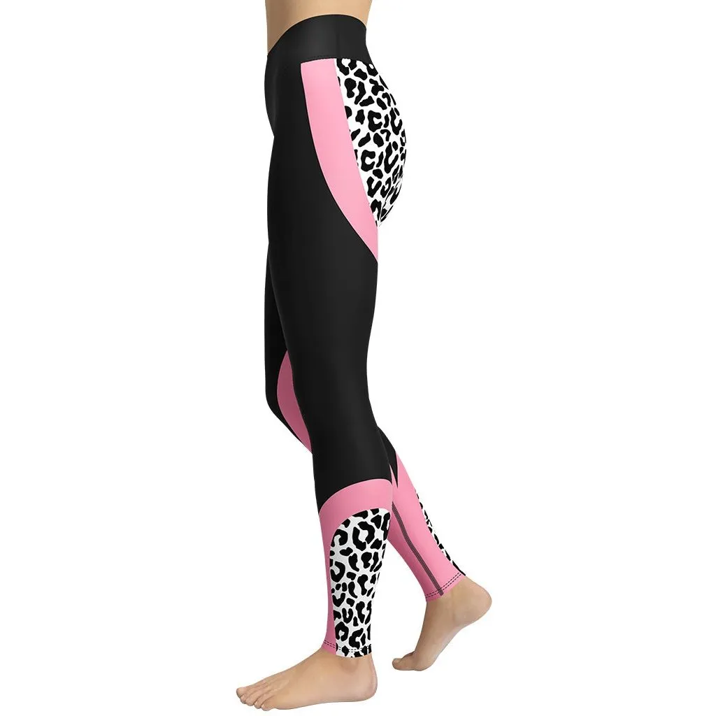 Leopard Geometric Yoga Leggings