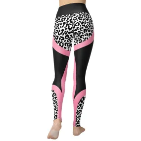 Leopard Geometric Yoga Leggings