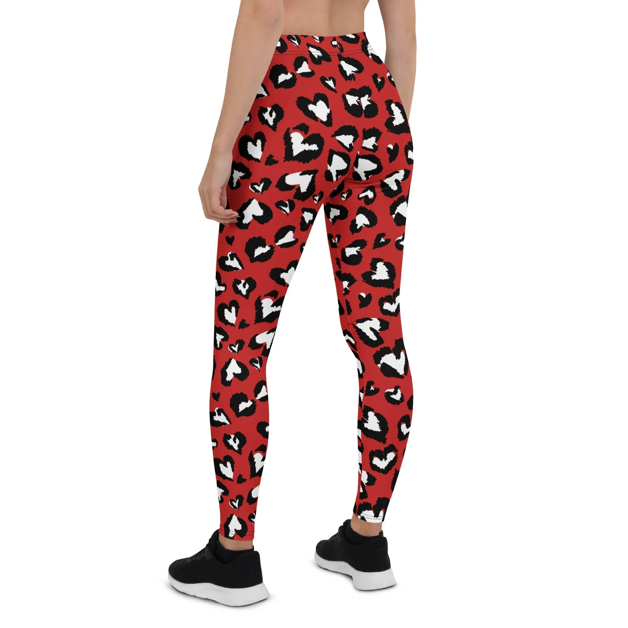 Leopard Hearts Leggings