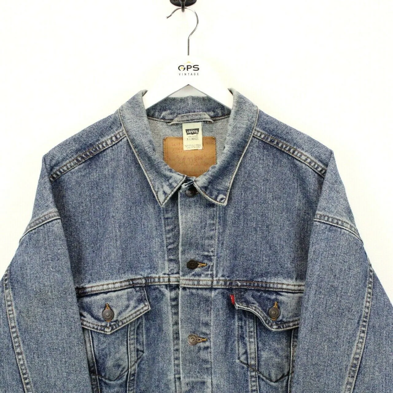 LEVIS 80s Denim Jacket Blue | XL