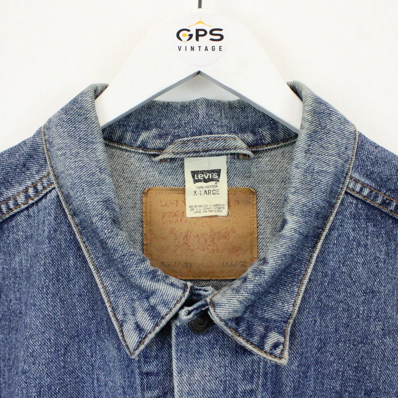 LEVIS 80s Denim Jacket Blue | XL