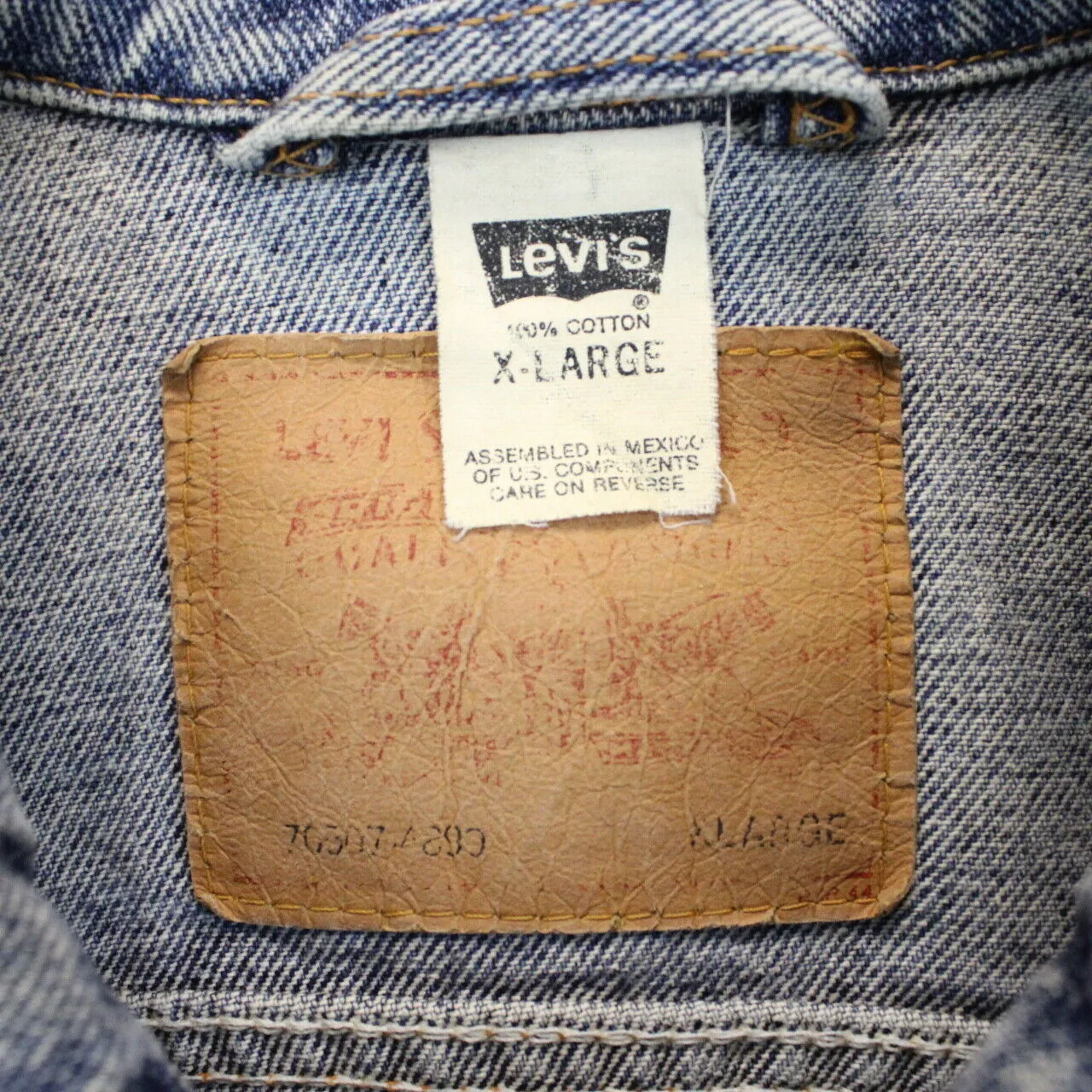 LEVIS 80s Denim Jacket Blue | XL