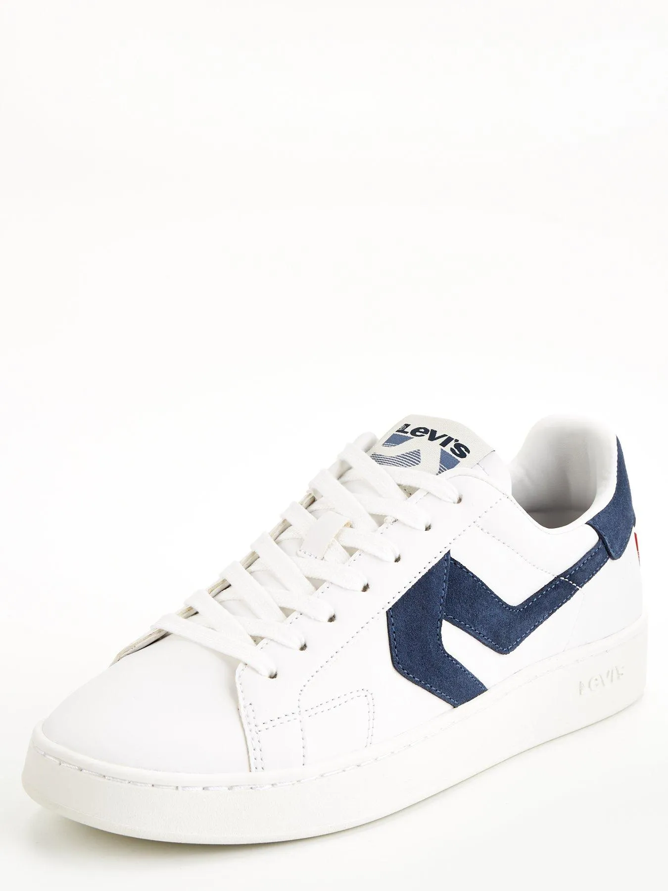 Levi's Swift Faux Leather Trainers - White/black