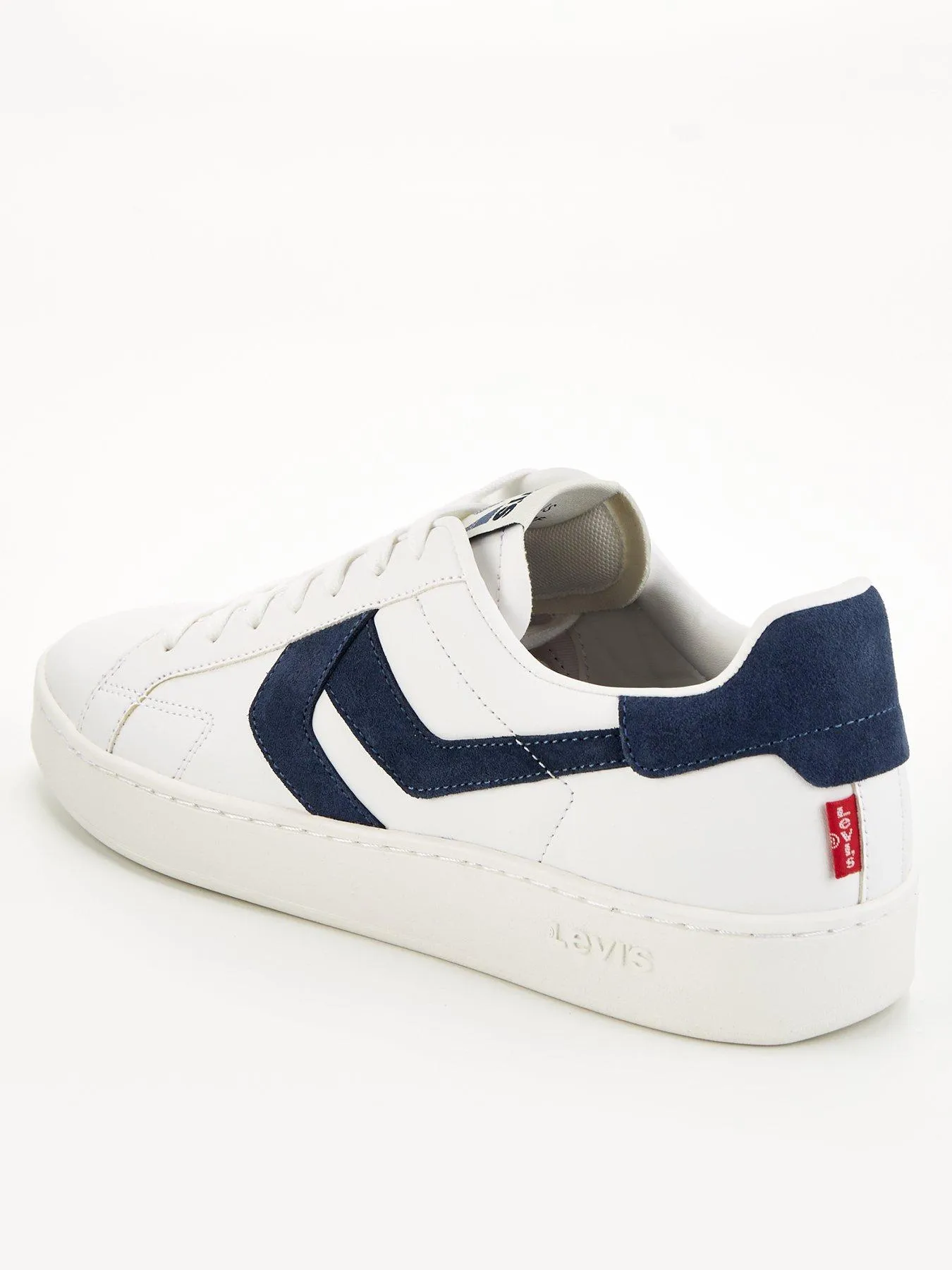 Levi's Swift Faux Leather Trainers - White/black