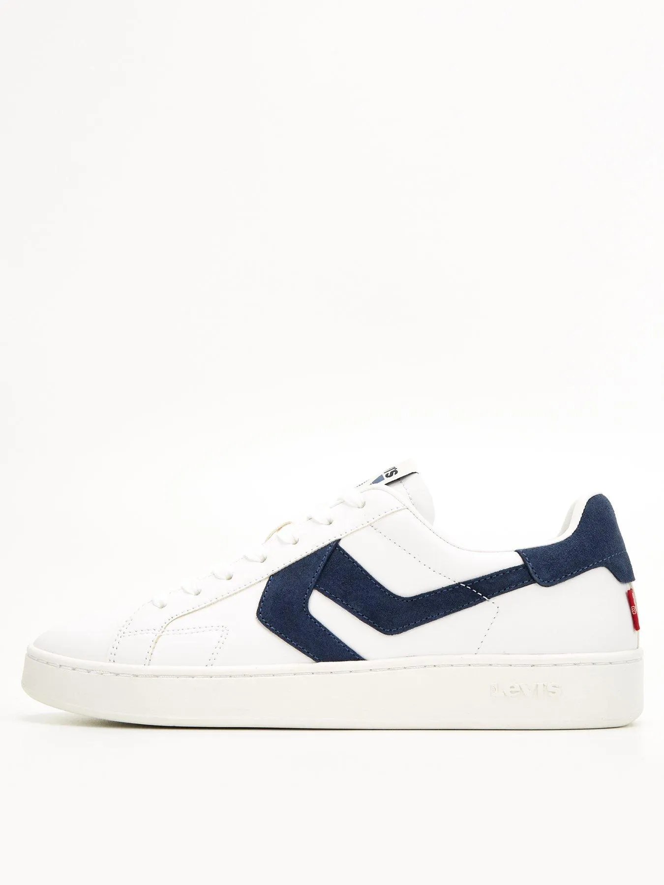 Levi's Swift Faux Leather Trainers - White/black