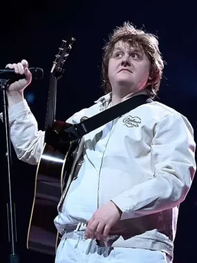 Lewis Capaldi First Direct Arena in Leeds Off White Jacket