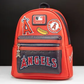 Loungefly x MLB LA Angels Patches Mini Backpack