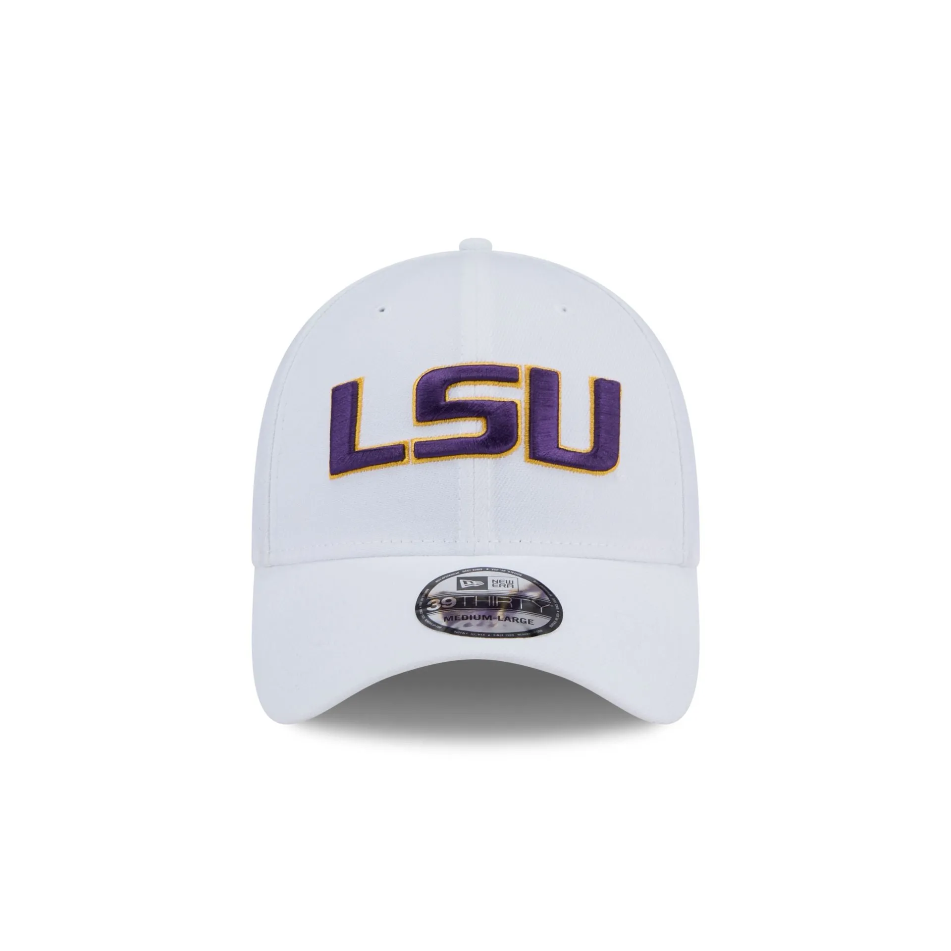 LSU Tigers Chrome 39THIRTY Stretch Fit Hat