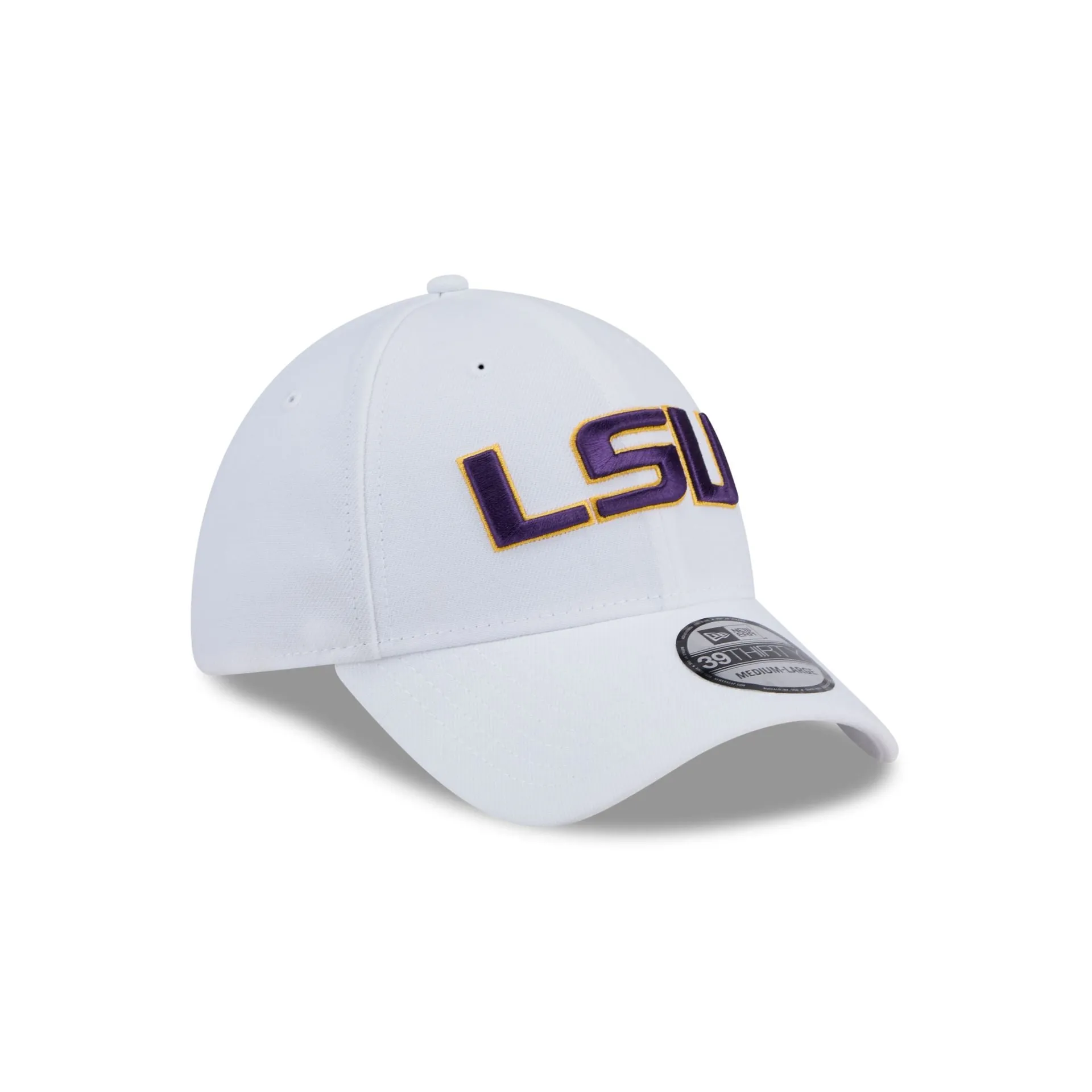 LSU Tigers Chrome 39THIRTY Stretch Fit Hat