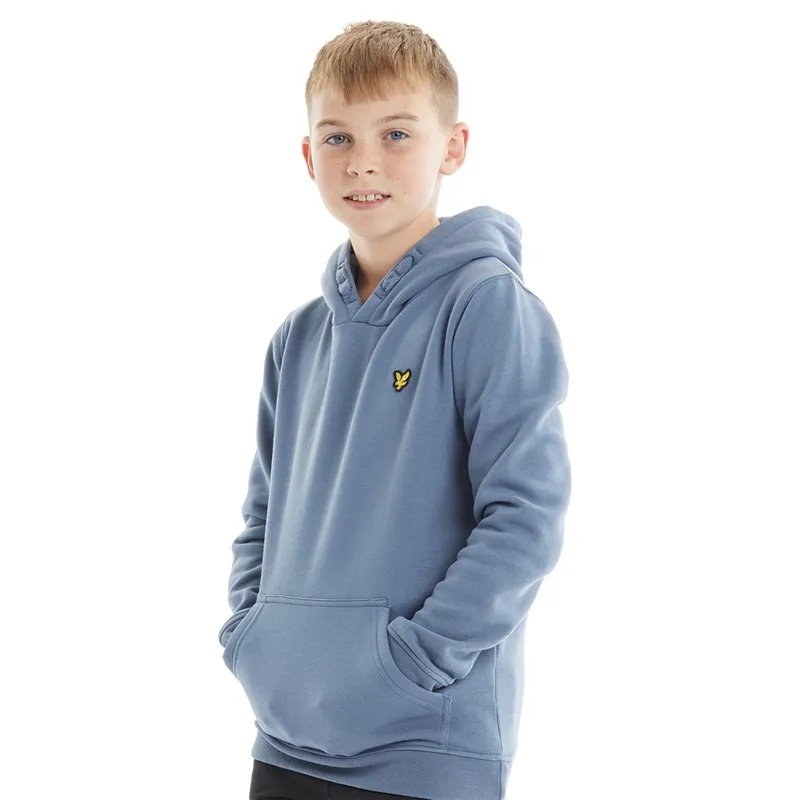 Lyle And Scott Boys Classic Hoodie Fleece China Blue