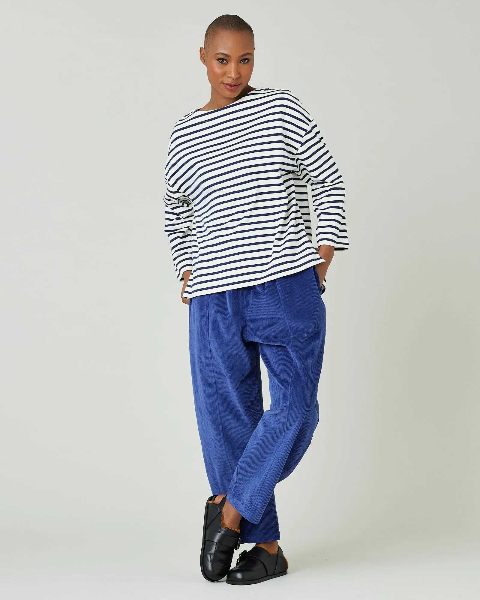 Mabel French Navy Cord Trousers