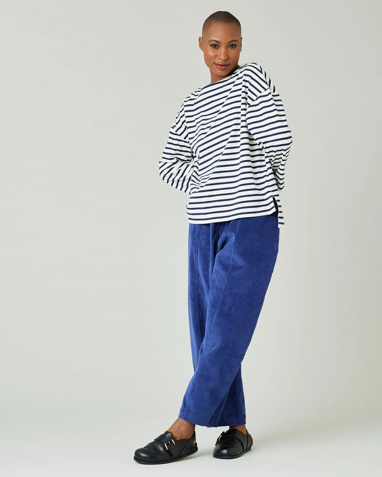 Mabel French Navy Cord Trousers