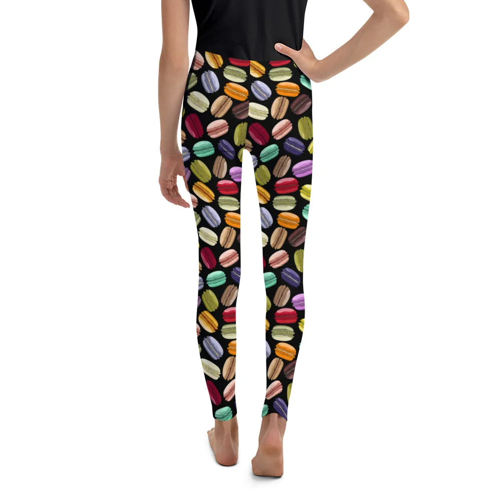 Macaroons Pattern Youth Leggings