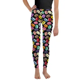 Macaroons Pattern Youth Leggings