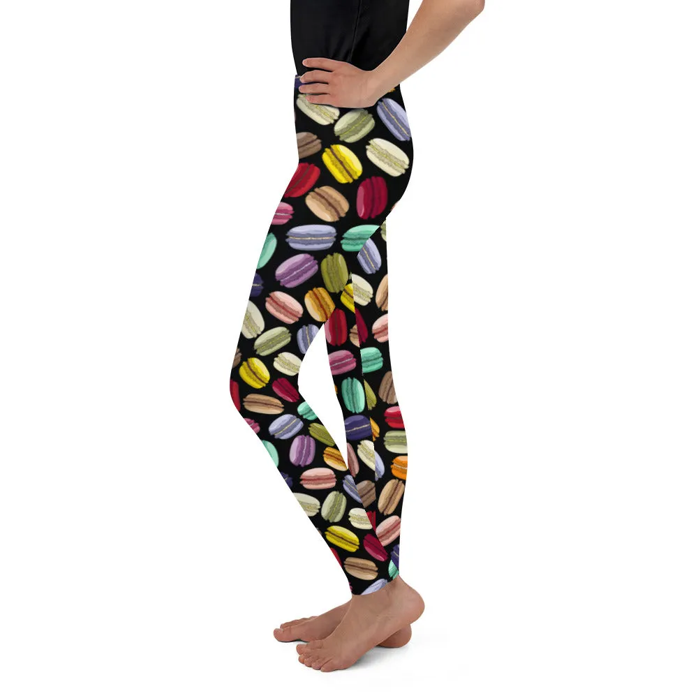 Macaroons Pattern Youth Leggings