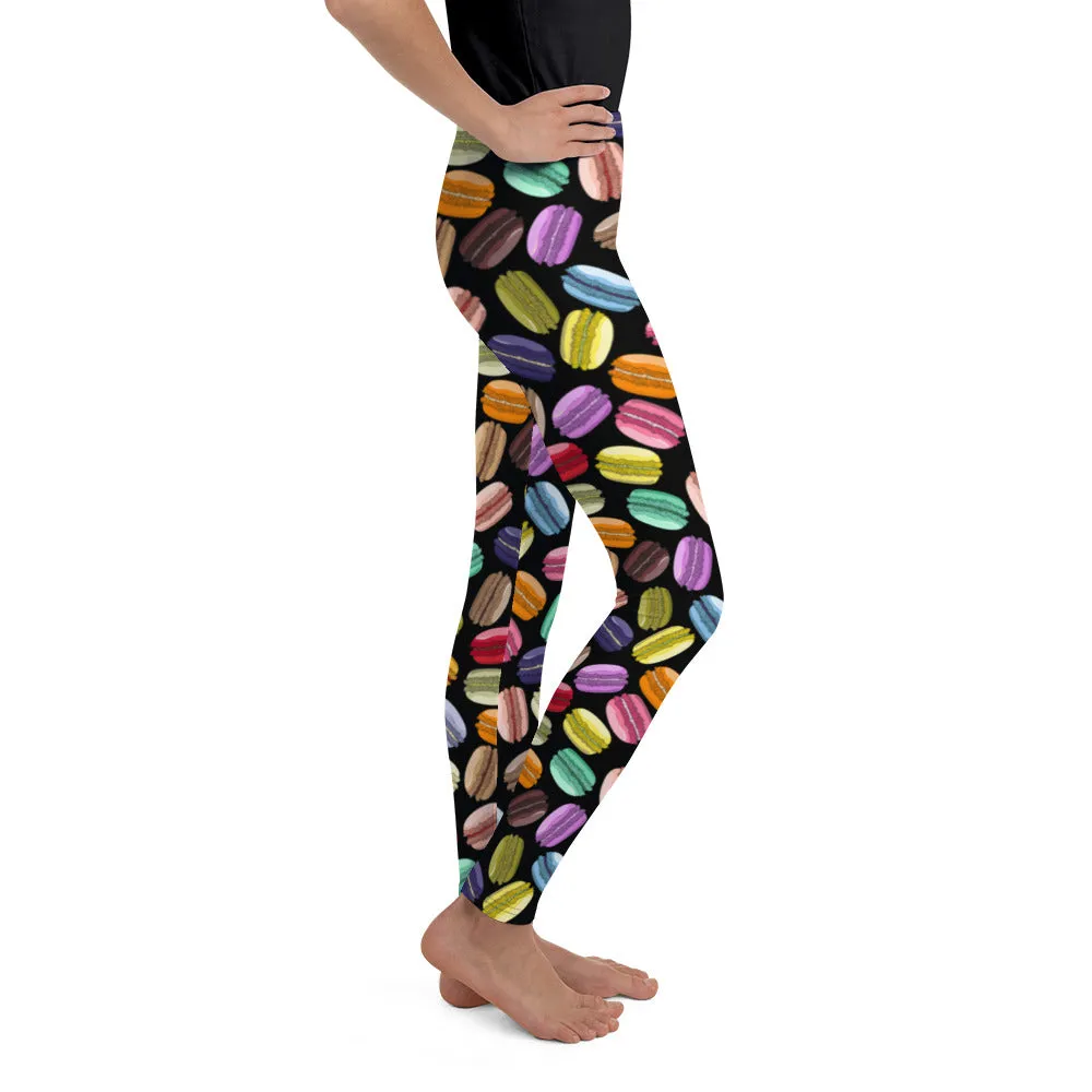 Macaroons Pattern Youth Leggings