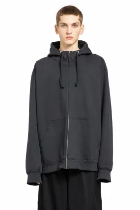 maison margiela numeric signature zip-up hoodie