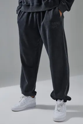 Man Active Training Dept Washed Oversized Joggers