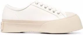 Marni Pablo leather flatform sneakers White