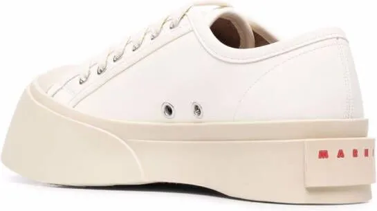 Marni Pablo leather flatform sneakers White