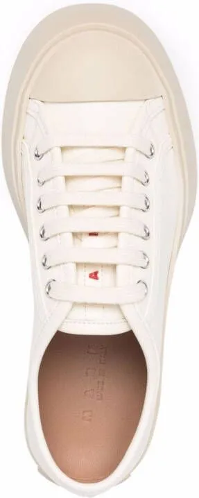 Marni Pablo leather flatform sneakers White