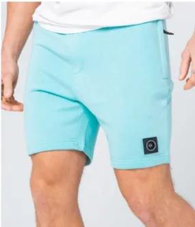 Marshall Artist Siren Fleece Sweat Shorts Cyan