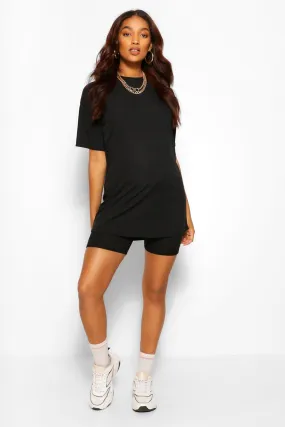 Maternity Rib Oversized T-shirt