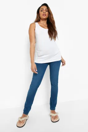 Maternity Washed Jeggings