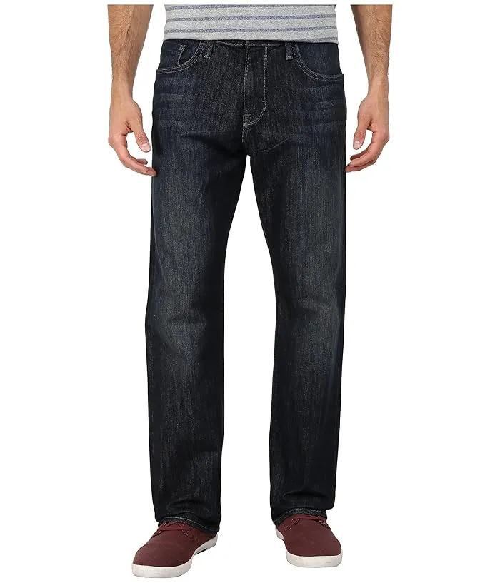 Mavi Jeans Matt Mid Rise Relaxed Straight in Deep Stanford