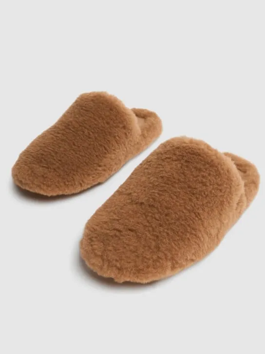 Max Mara   20mm Teddy slipper 