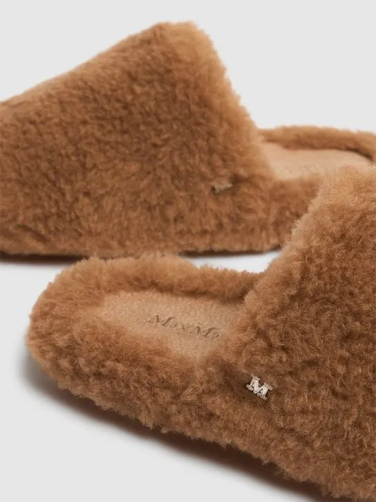 Max Mara   20mm Teddy slipper 