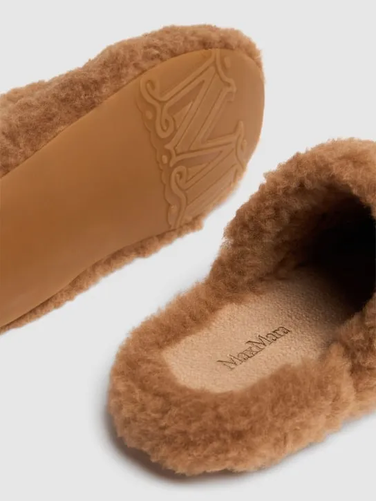 Max Mara   20mm Teddy slipper 