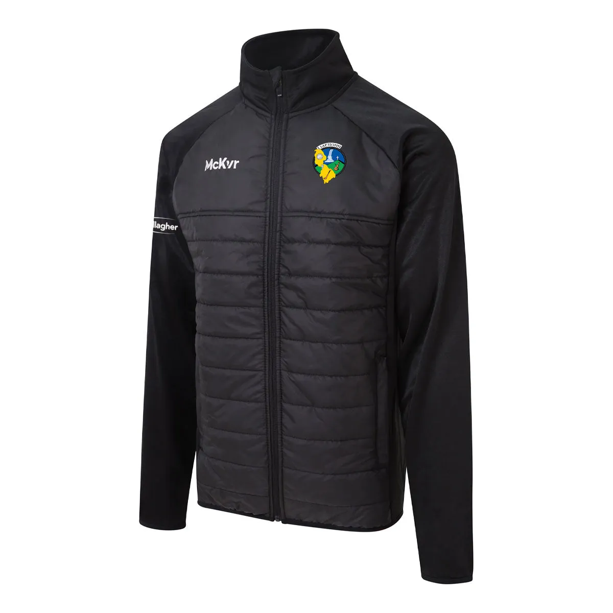 Mc Keever Leitrim GAA Core 22 Hybrid Jacket - Adult - Black